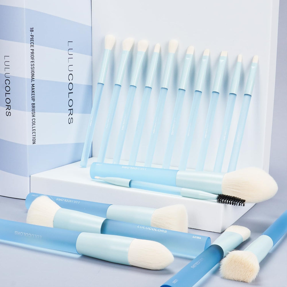 Accessoires pinceaux complets LULUCOLORS pour routine pro