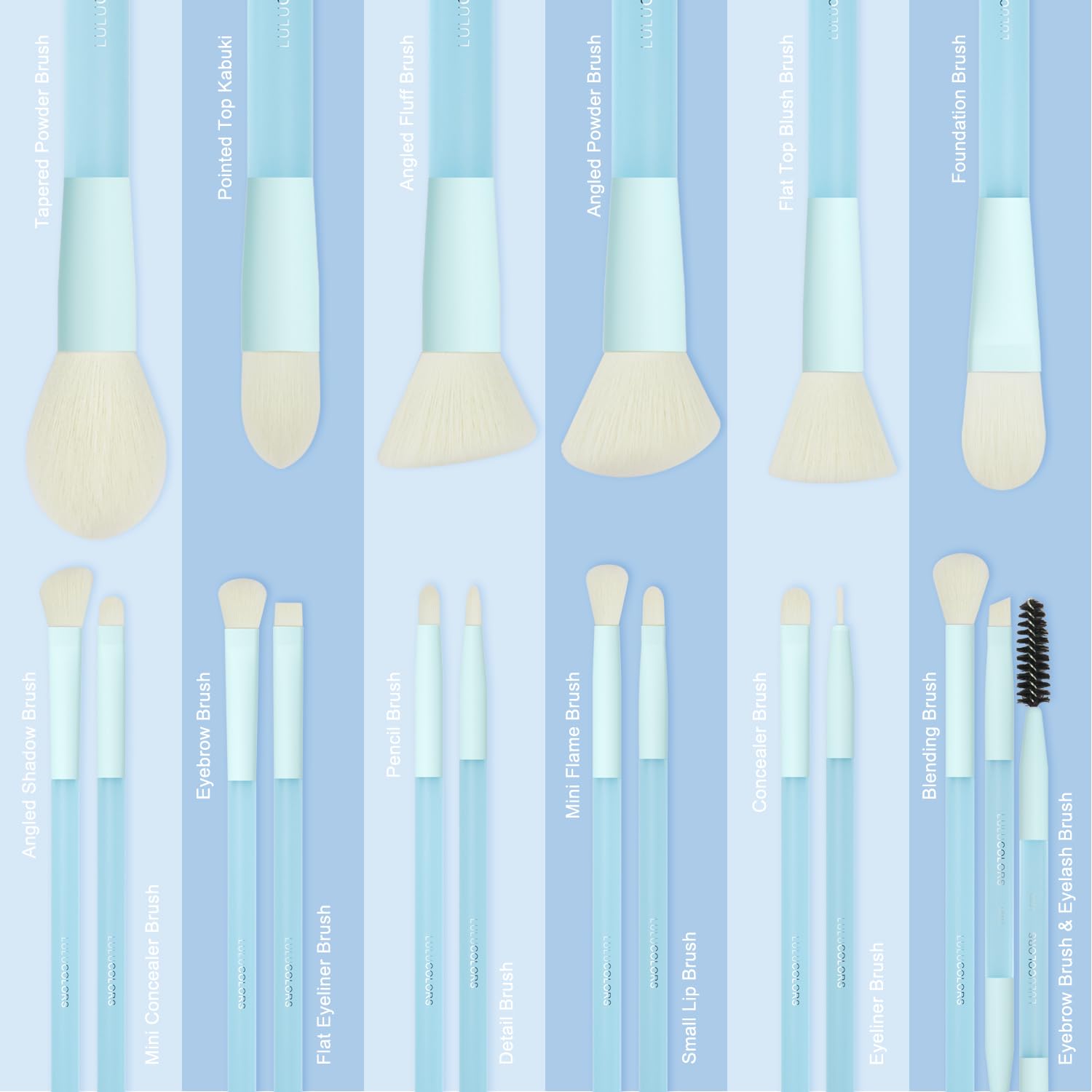 Ensemble visage et yeux LULUCOLORS pour looks complets