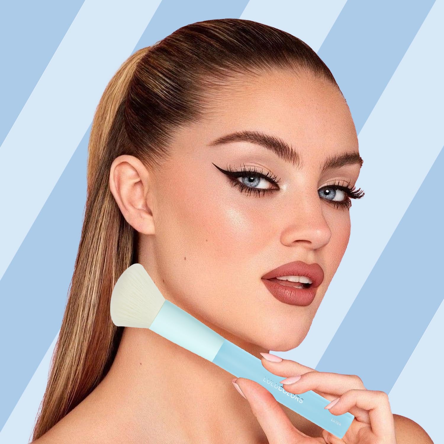 Pinceau poudre effilé LULUCOLORS pour contour précis