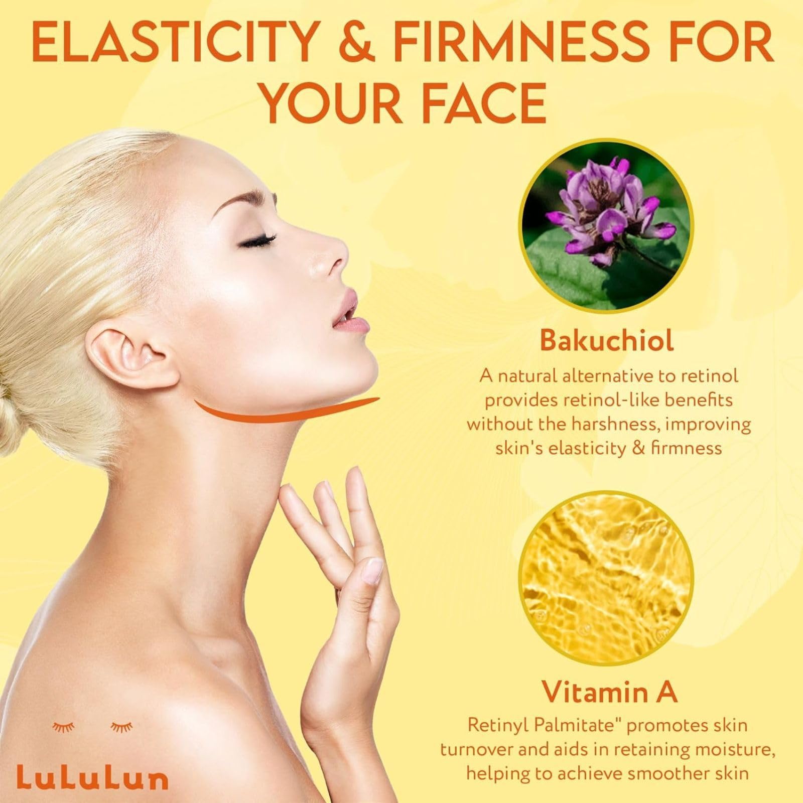 Lululun Masque Visage Vitamin E: antioxydant et revitalisant pour la peau.