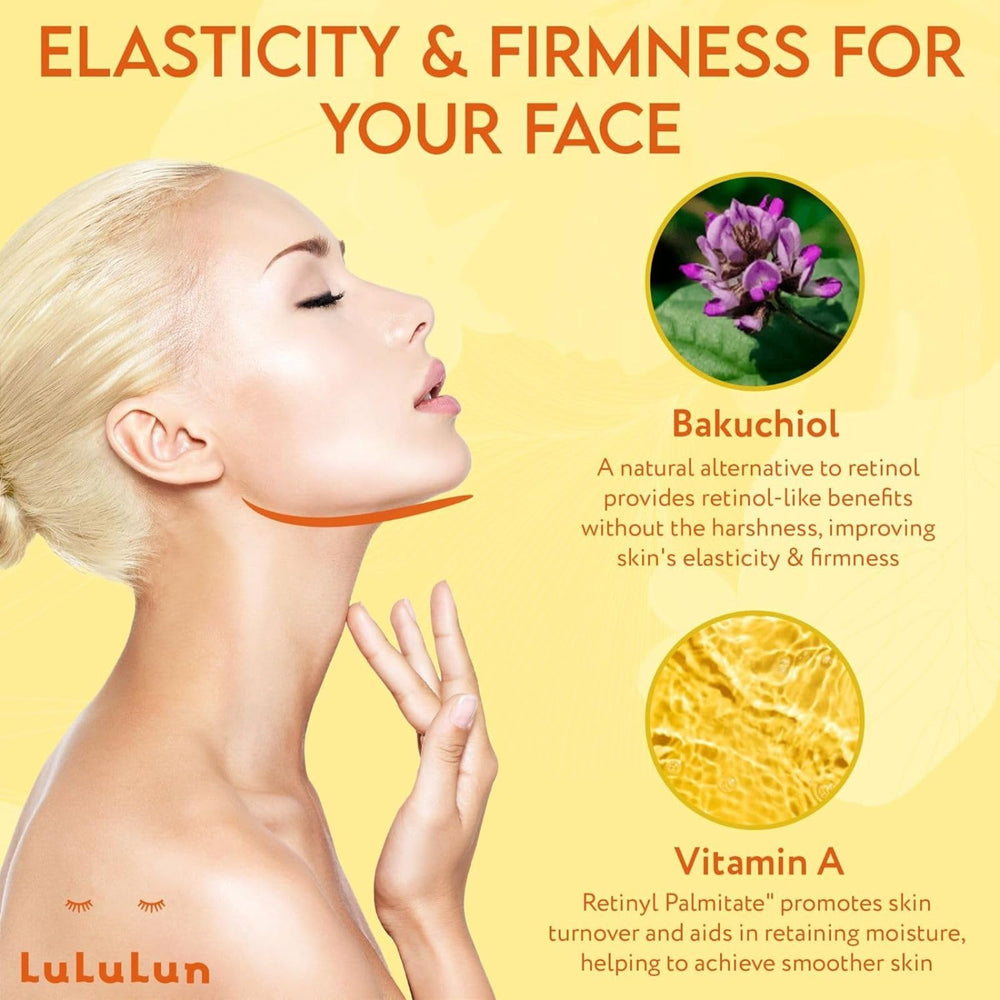 Lululun Masque Visage Vitamin E: antioxydant et revitalisant pour la peau.