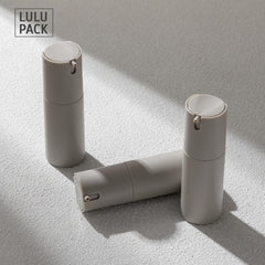 Mini bocal airless Lulupack pour crème, hygiénique et réutilisable.