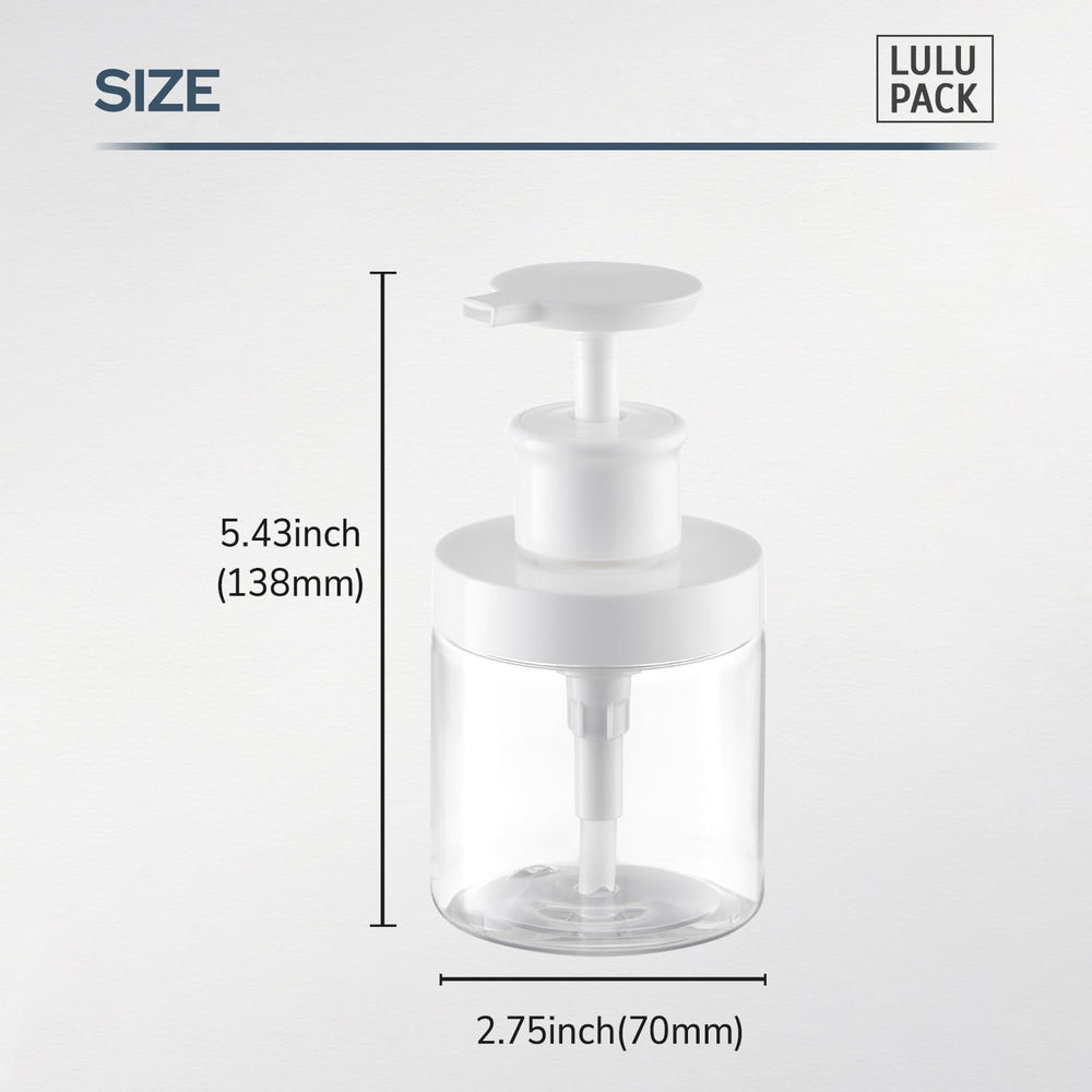 Lulupack flacon pompe plastique haute qualité : durable et sûr.