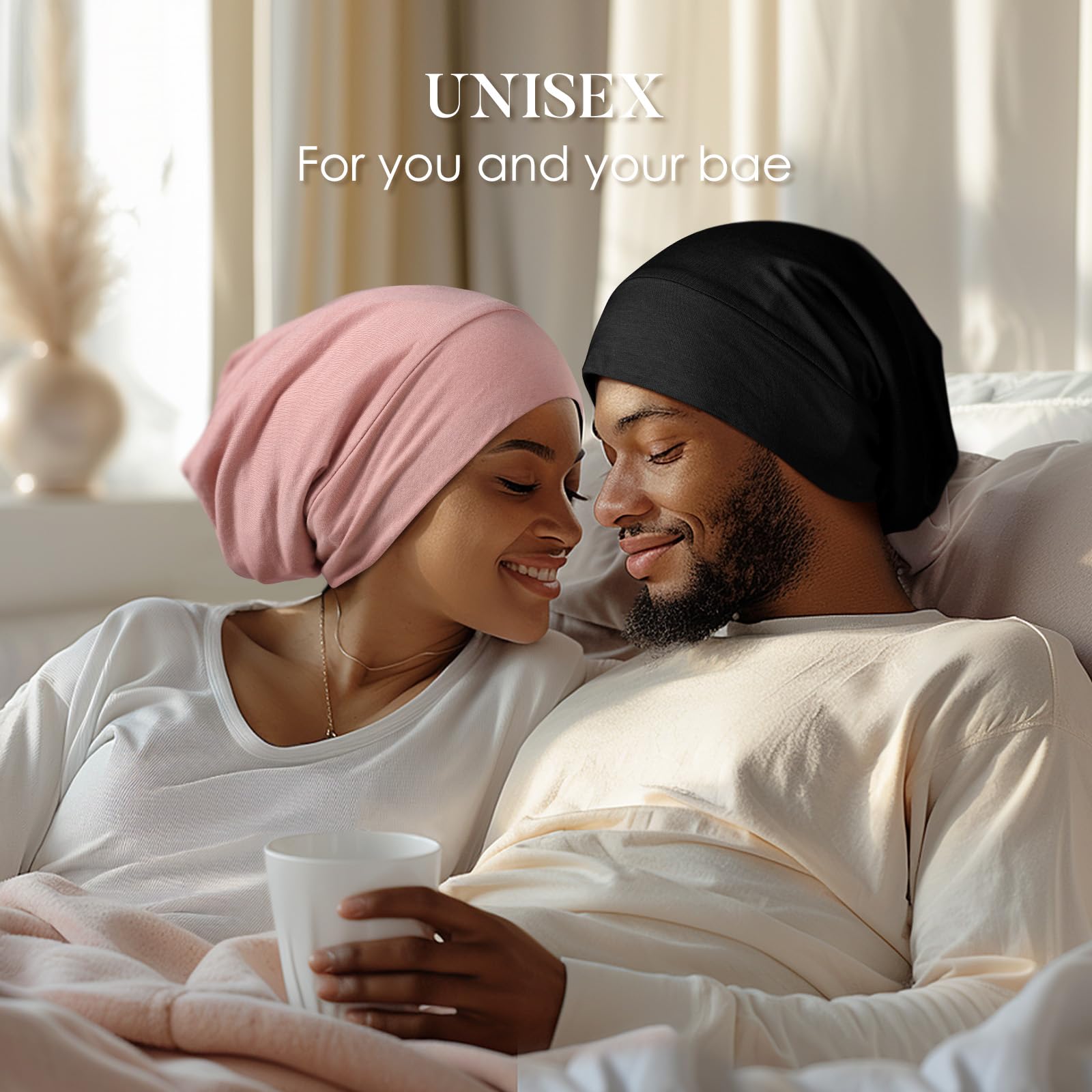 Utilisation polyvalente LULUSILK: bonnet pour dormir, sport ou détente nocturne.