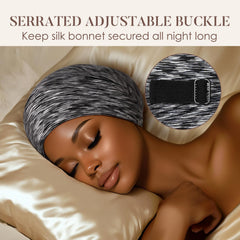 LULUSILK bonnet-soie-tout-types-cheveux convient à toutes les coiffures et occasions