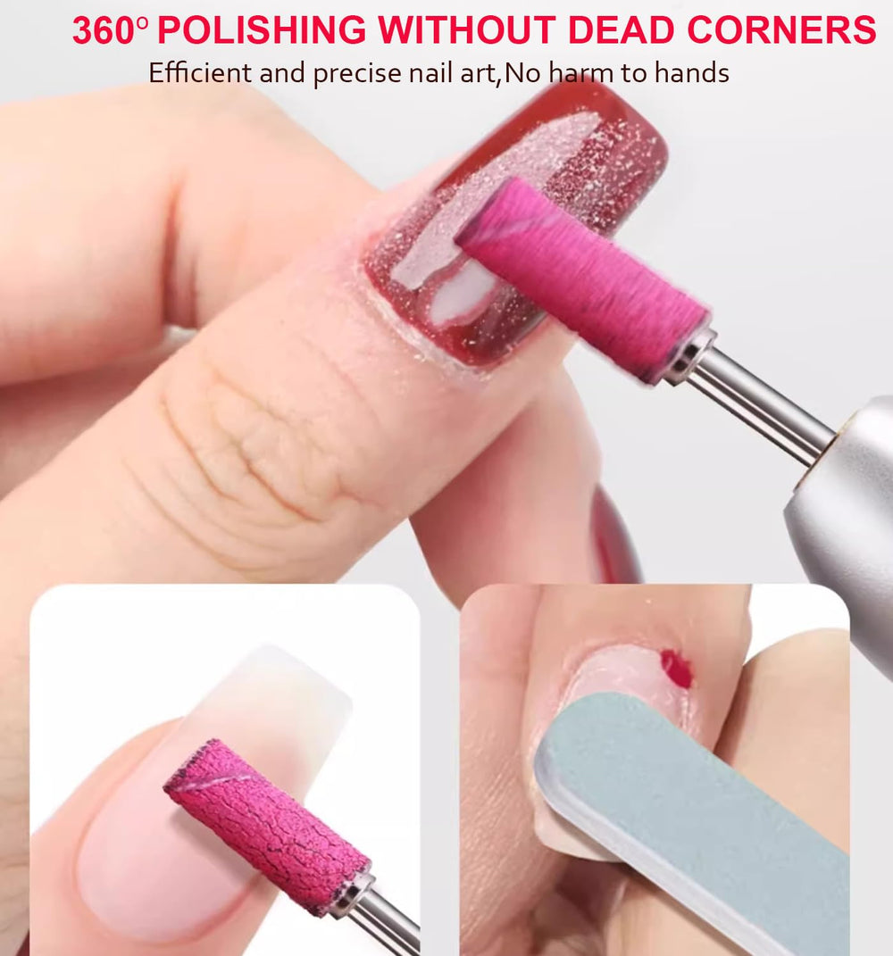 Lumcrissy coffret compact et léger, rangement facile pour nail art portable.