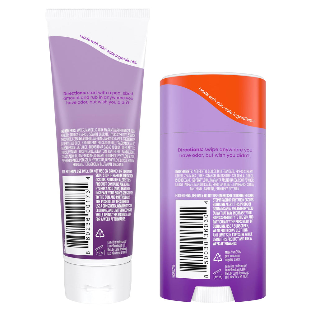 Lume baton Lavande-Sauge, déodorant solide pratique et efficace.