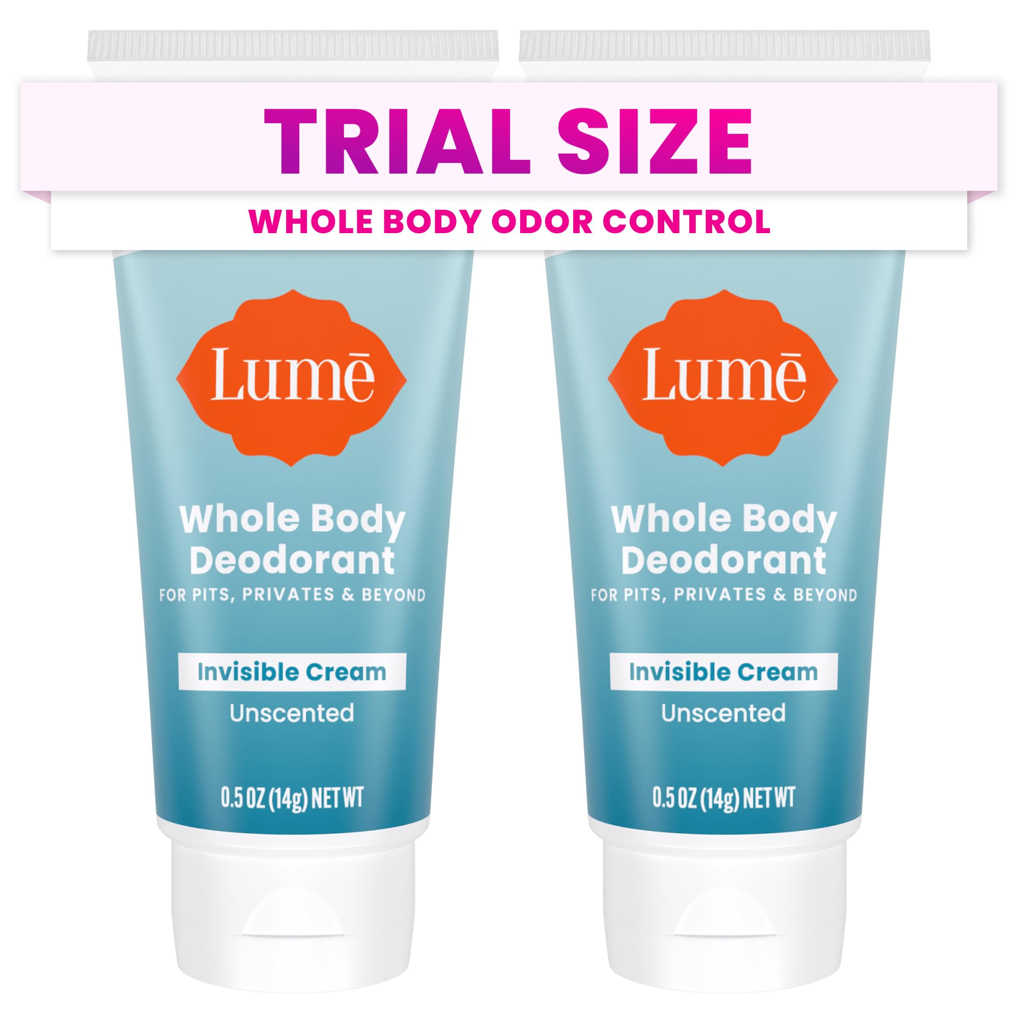Lume – Bouteille crème invisible mini prête à emporter, contrôle des odeurs quotidiennement.