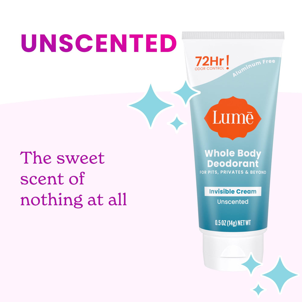 Lume – Contrôle d'odeurs jusqu'à 72 heures, protection durable.