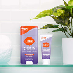 Lume-creme-invisible-applications-sur-aisselle, fini discret et hydratant.