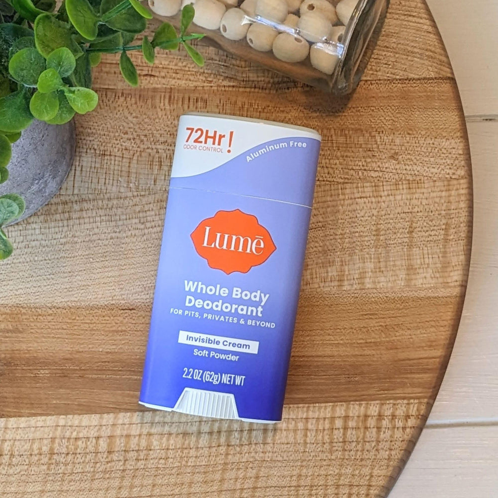 Crème invisible Lume qui laisse peu ou pas de traces.
