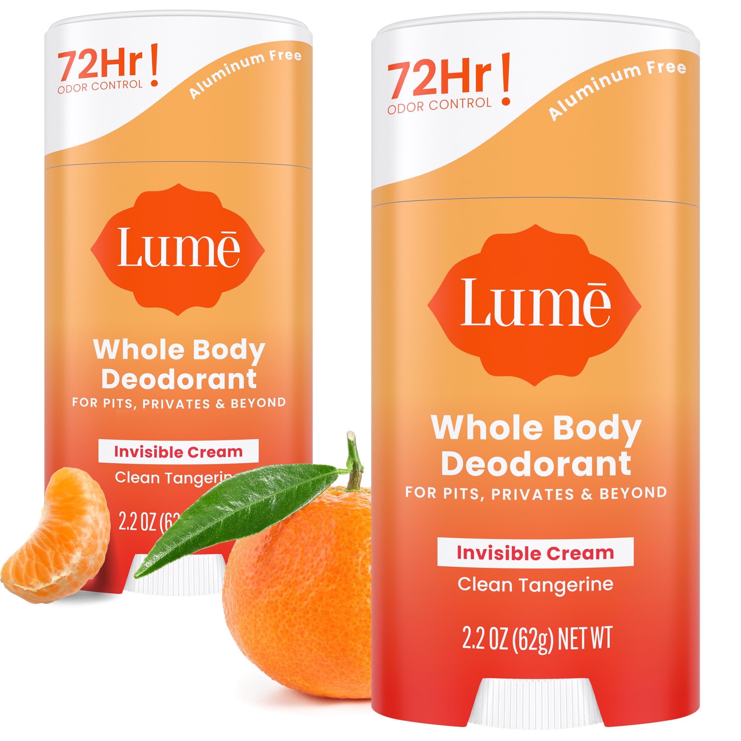 Lume Déodorant Crème Invisible pour les aisselles, contrôle des odeurs longue durée.