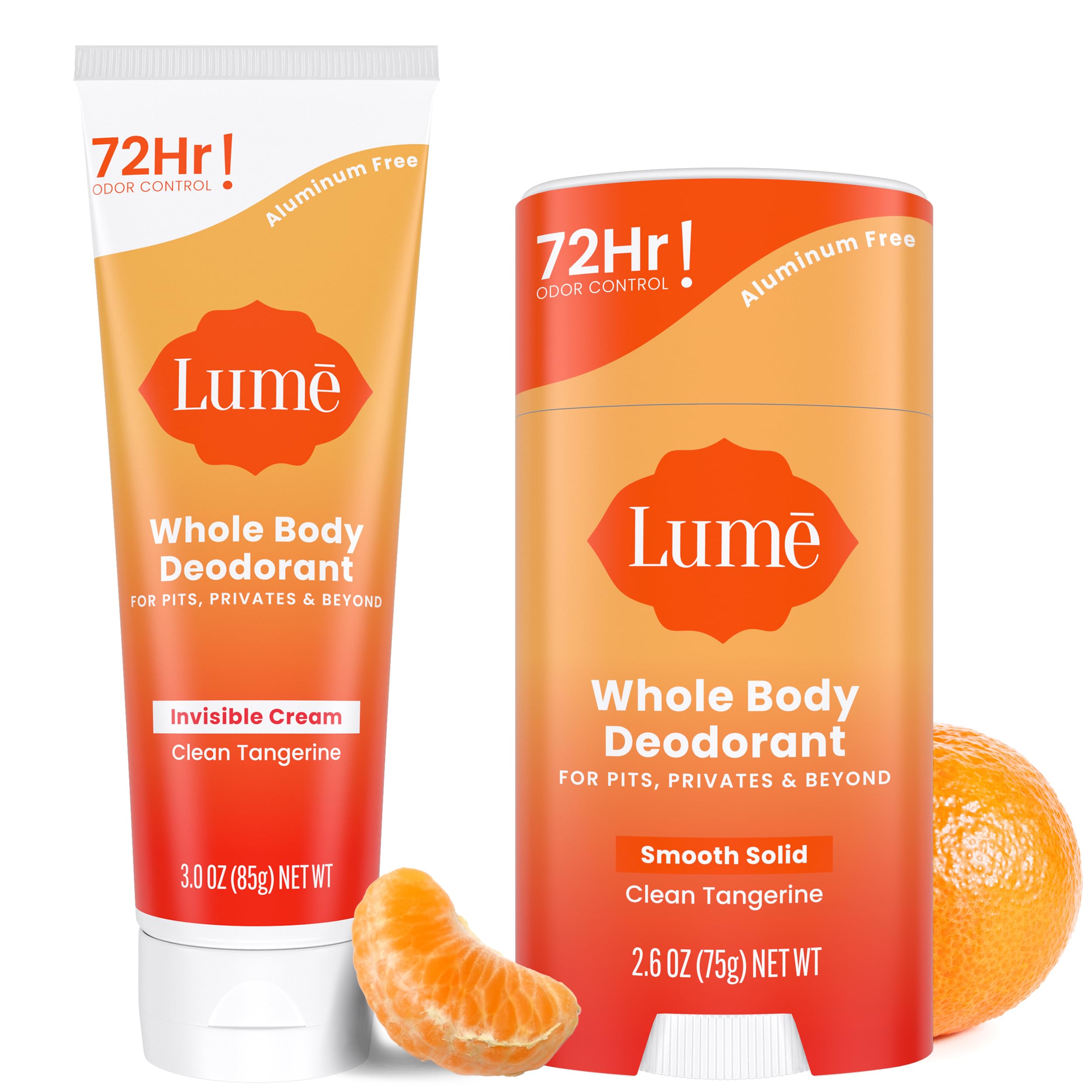 Lume déodorant crème invisible en tube, contrôle l’odeur en douceur toute la journée.