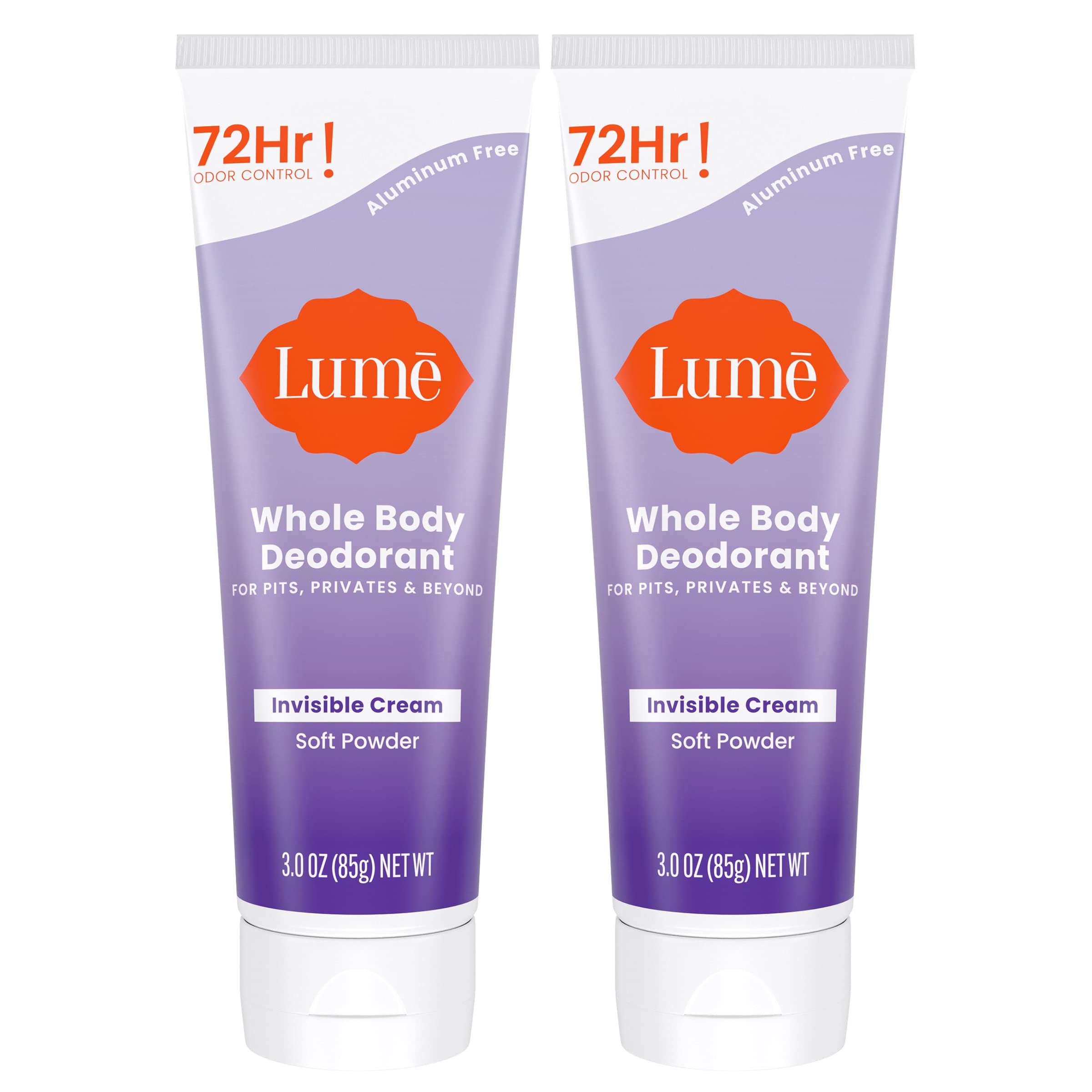 Lume Déodorant Crème Invisible en Tube – contrôle des odeurs toute la journée