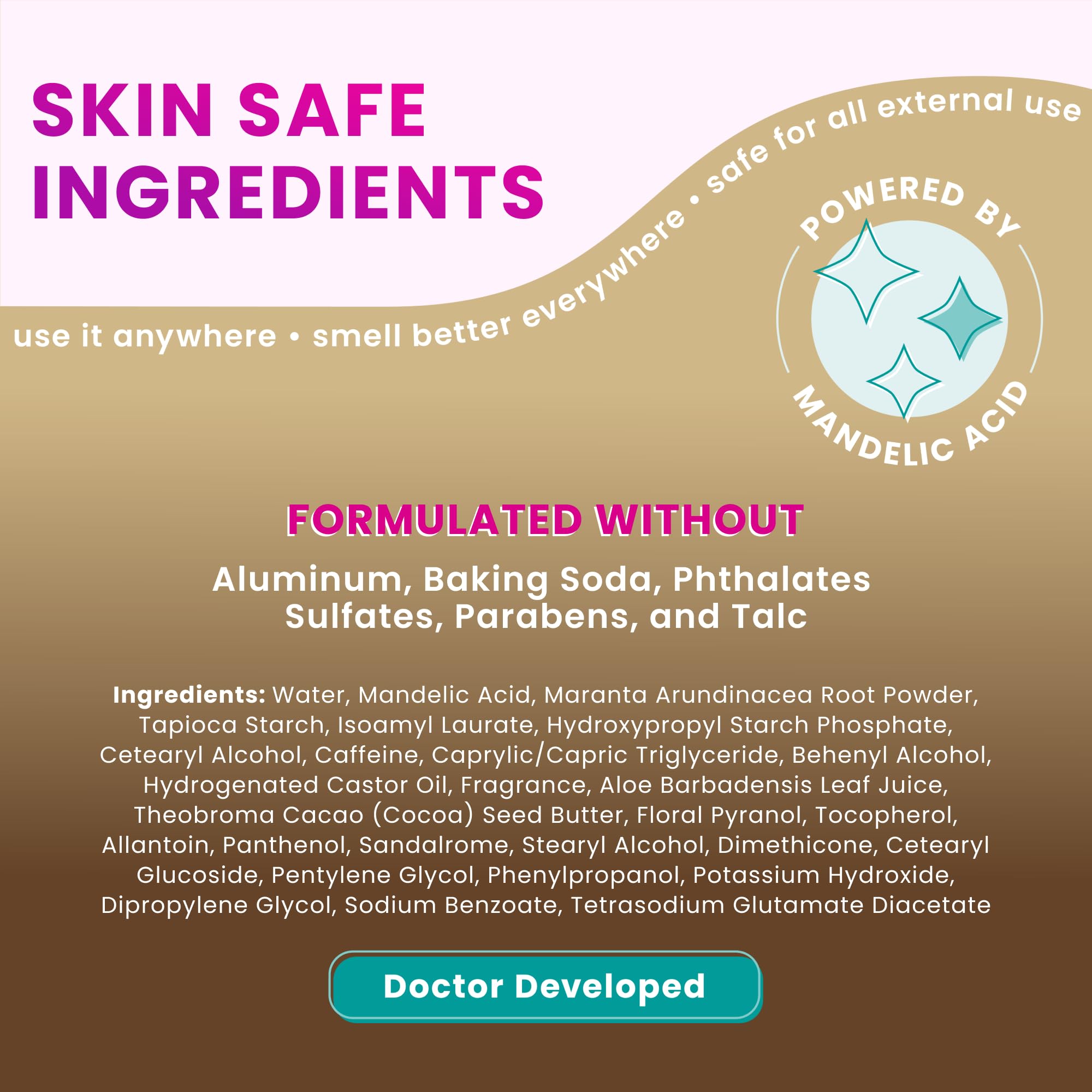 Lume Déodorant Crème Invisible Vanille Délice pieds pour une fraîcheur durable.