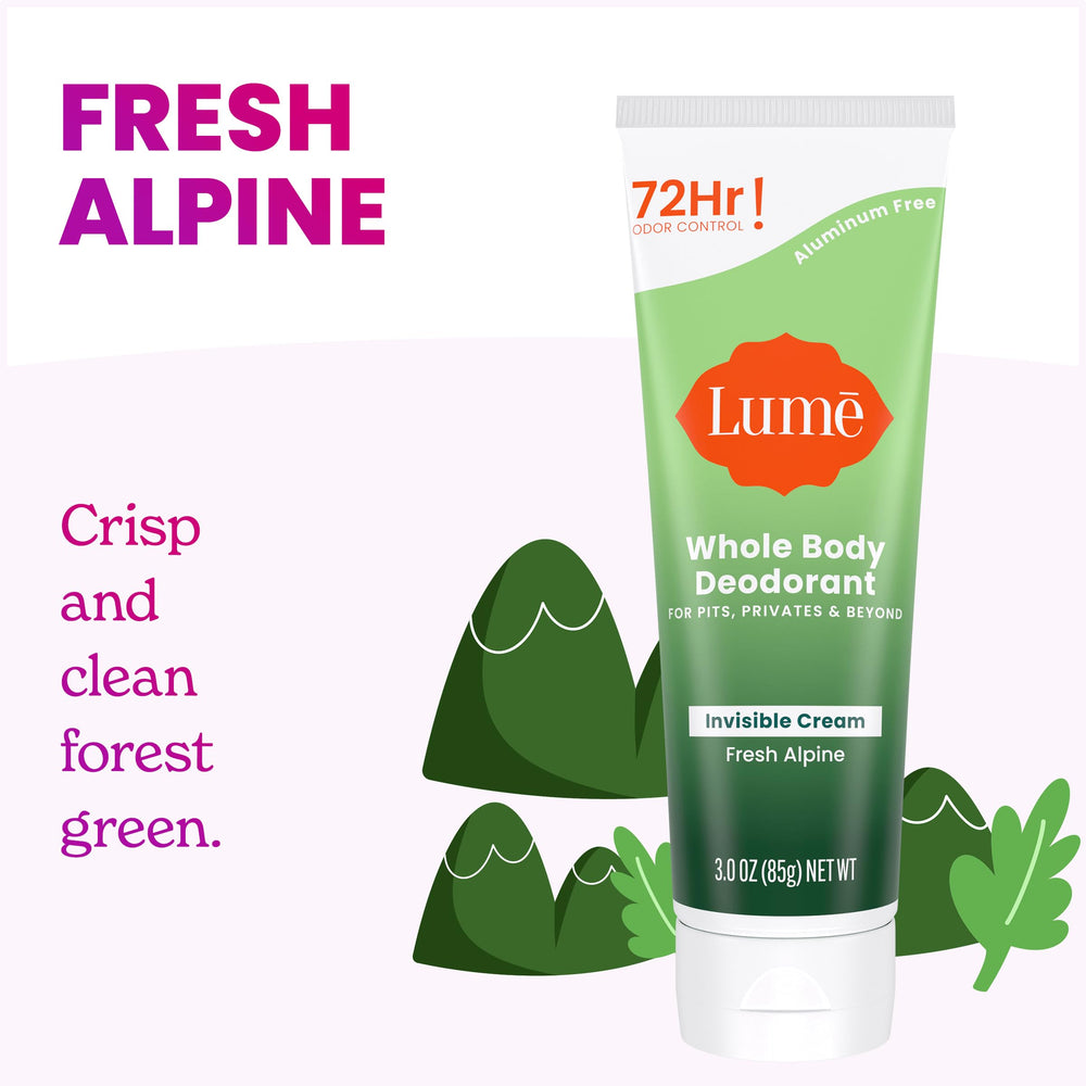 Formule pH optimisée de Lume pour prévenir les odeurs.