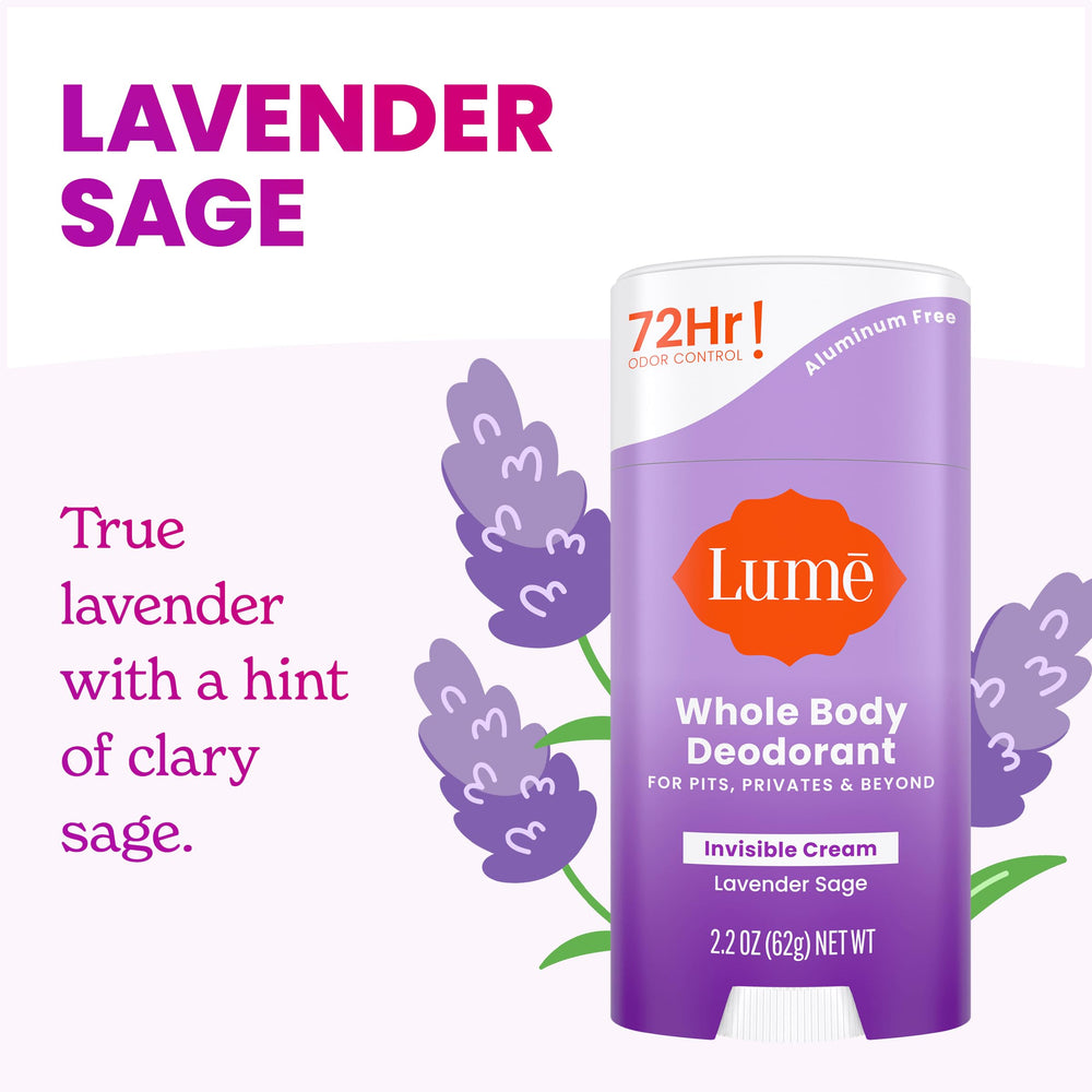 Parfum Lavande Sauge de Lume, sensation fraîche et naturelle