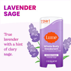 Parfum Lavande Sauge de Lume, sensation fraîche et naturelle