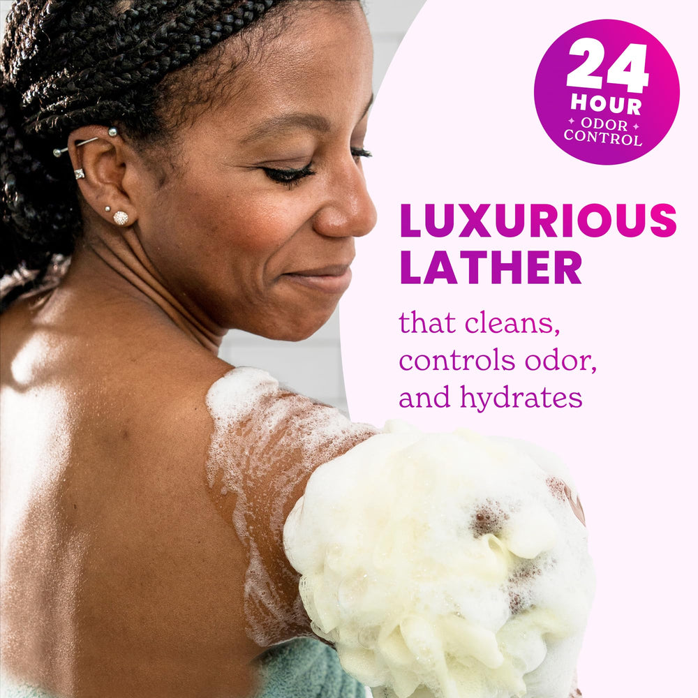 Gel douche hydratant Lume, pH équilibré pour peau confortable.