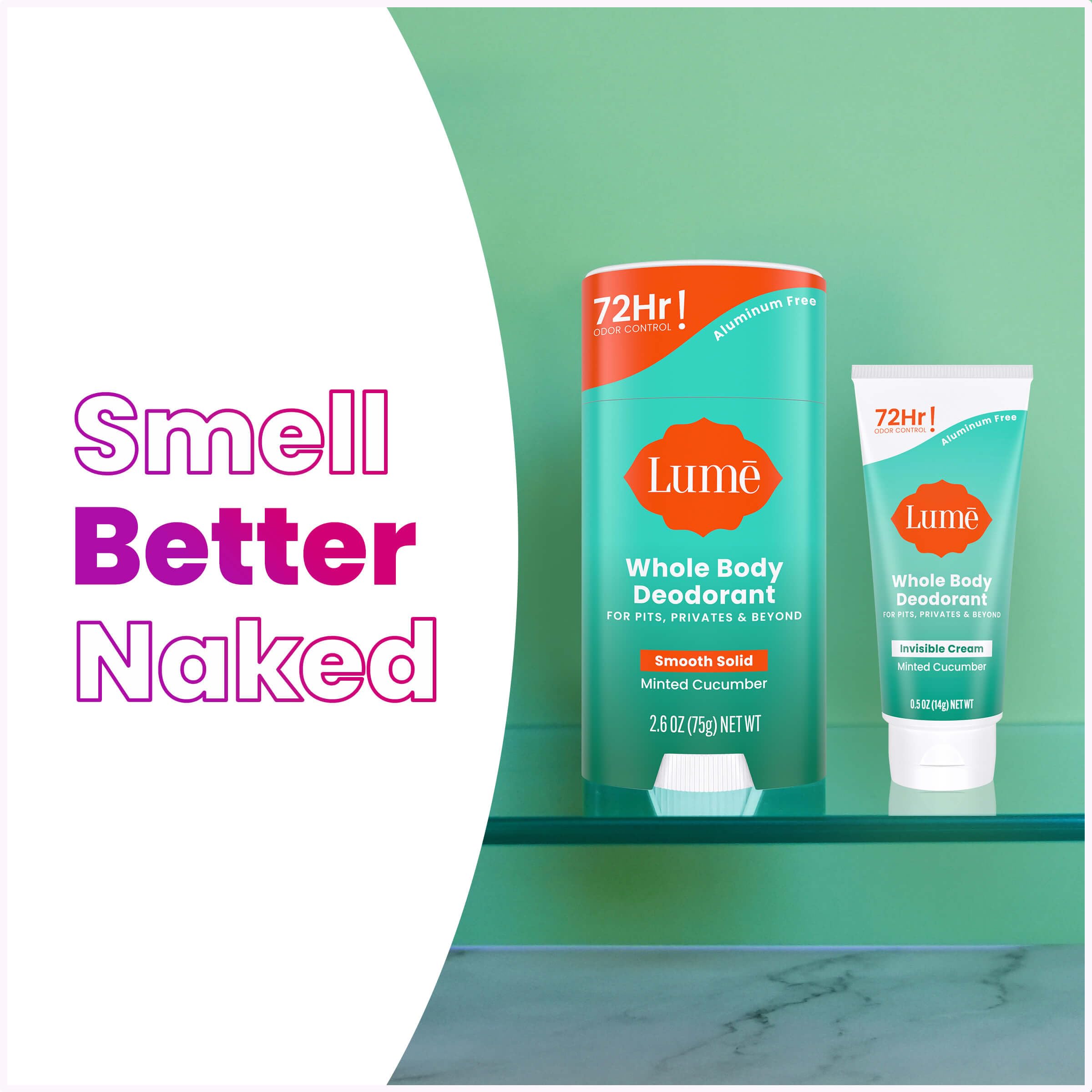 Lume fraicheur menthe-concombre pour differentes situations.