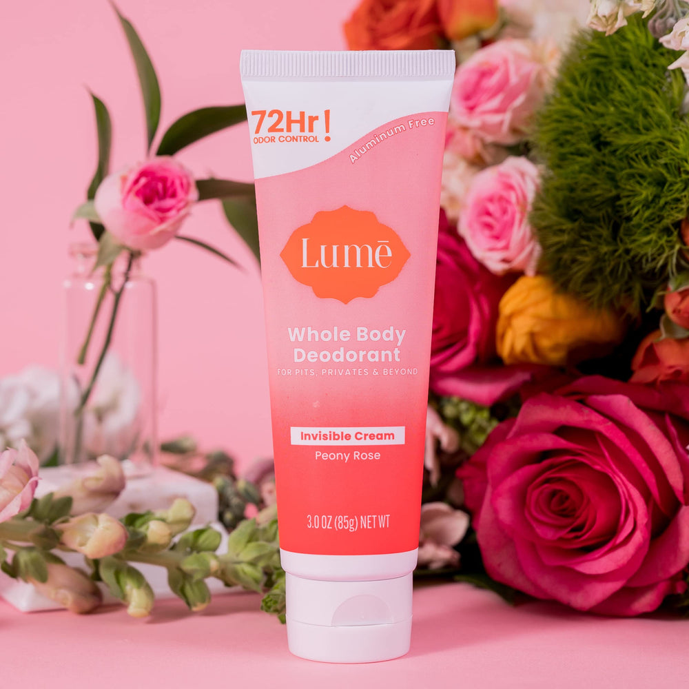 Lume invisible cream texture rubbing in like a lotion