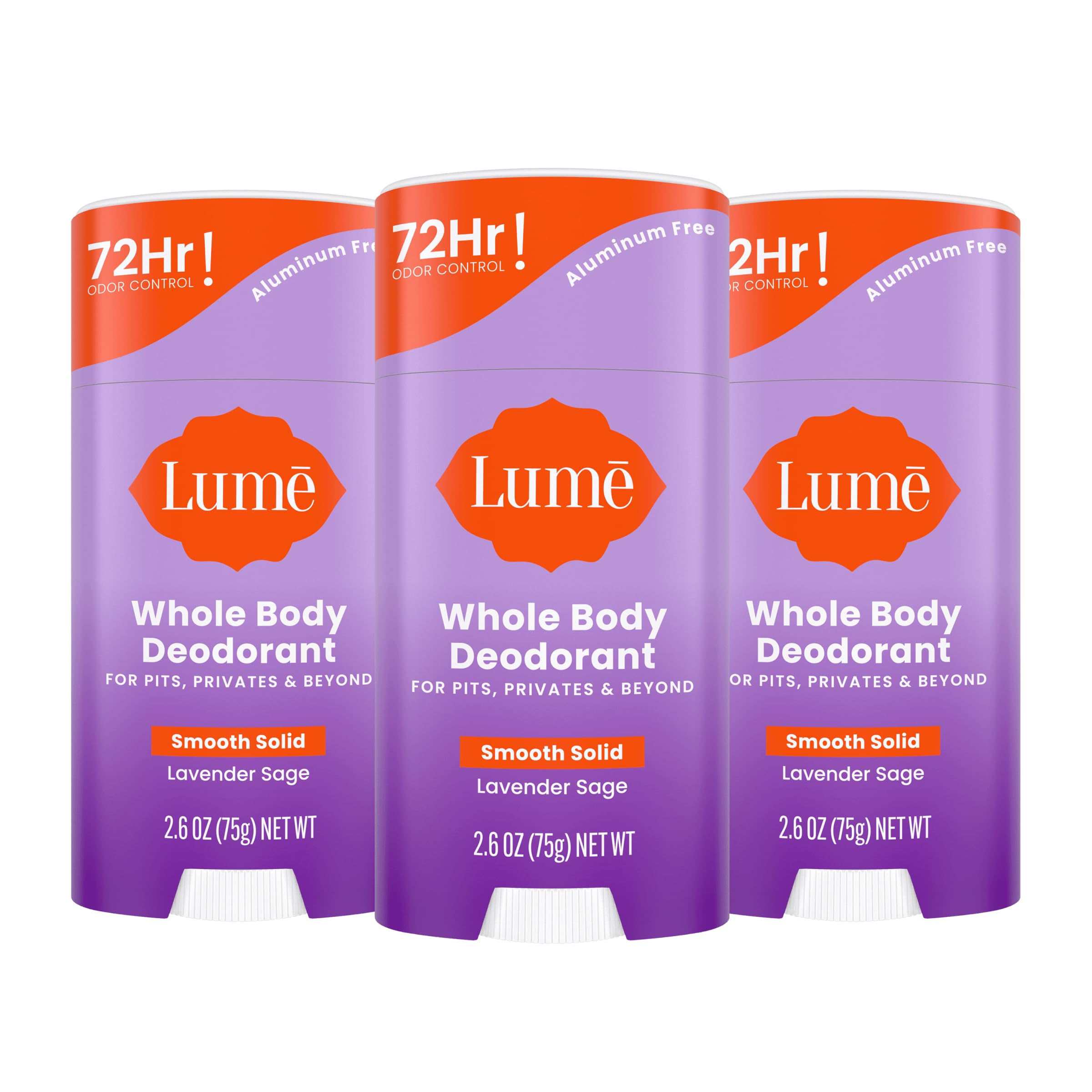 Lume Lavande Sauge stick lisse pour une application douce sur le corps