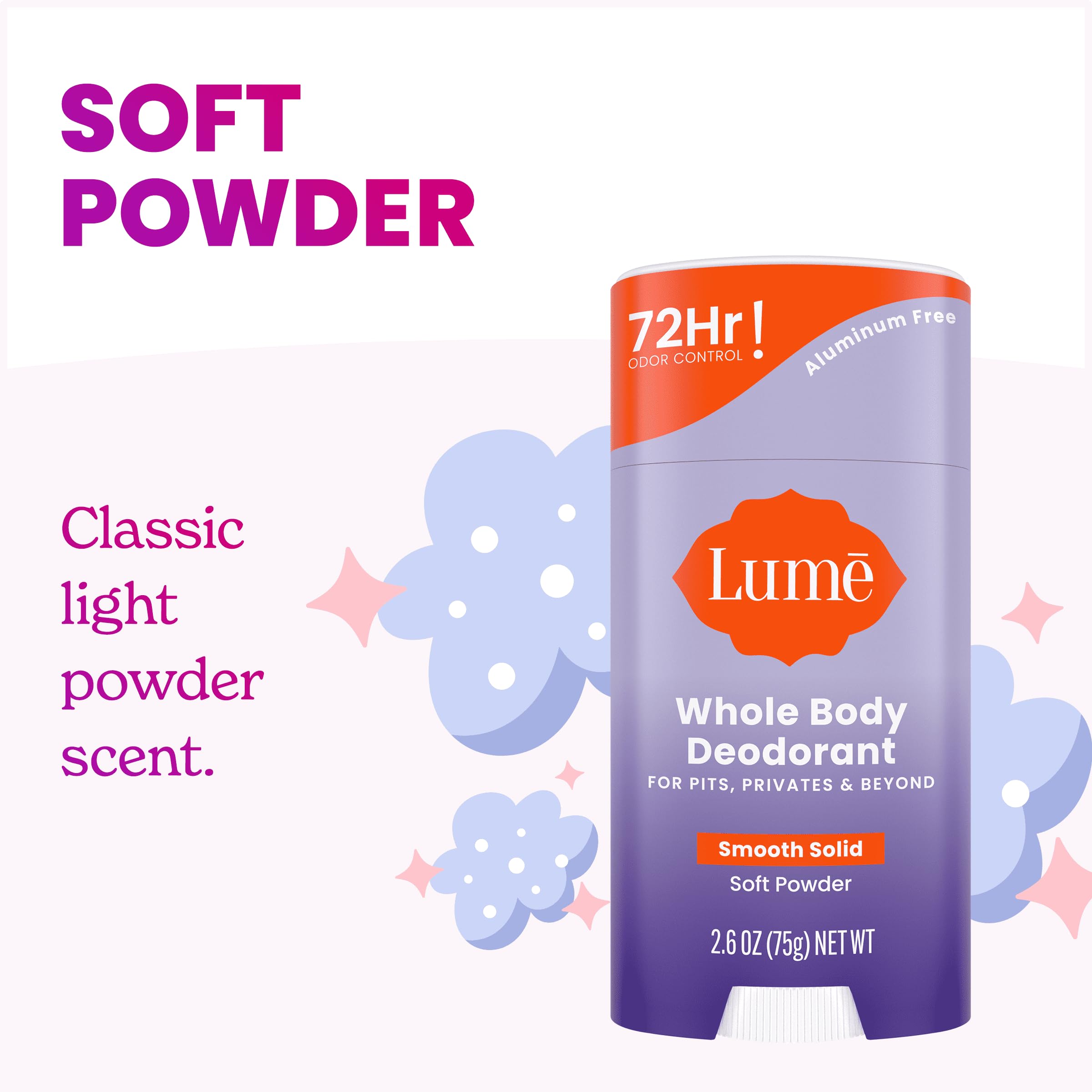 Lume sans aluminium et bicarbonate protège les zones sensibles.