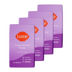 Savon Lume en barre Lavande-Sauge: texture crémeuse et hydratante