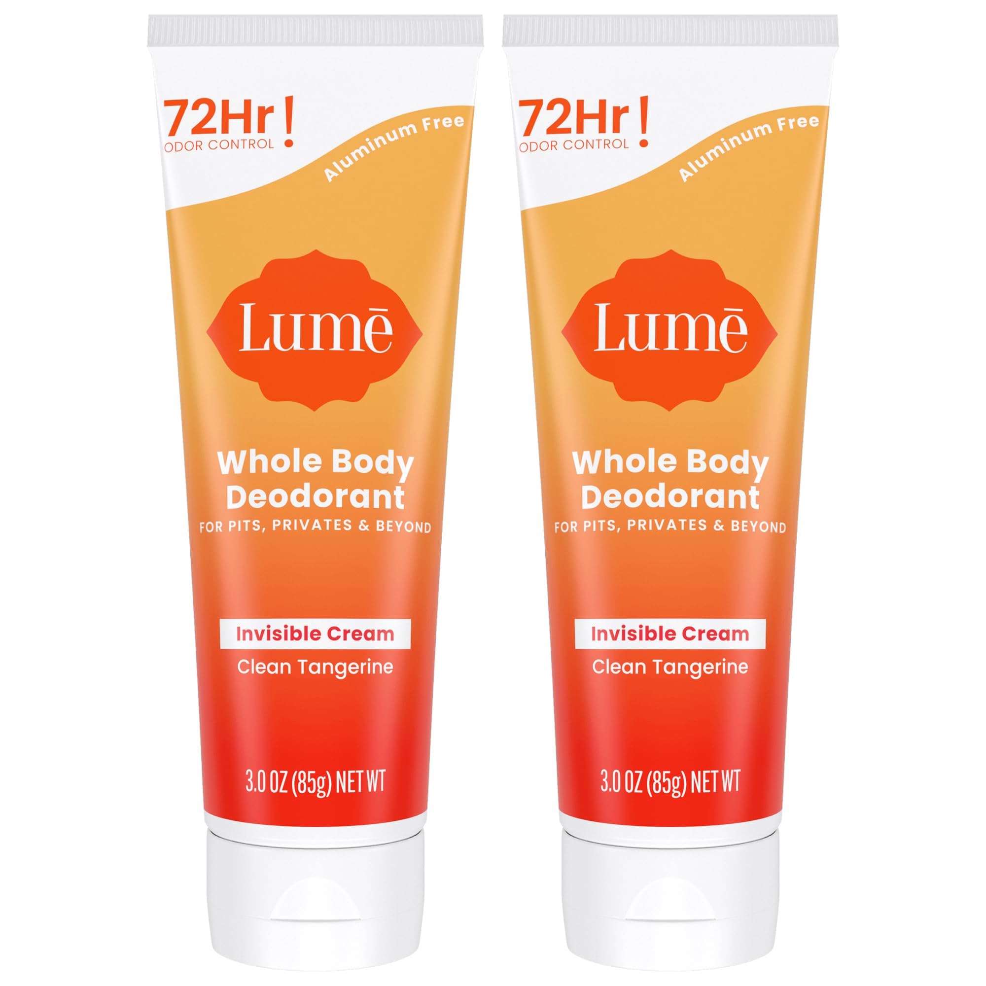 Lume déodorant en tube invisible, présentation pratique et discrète pour usage quotidien.