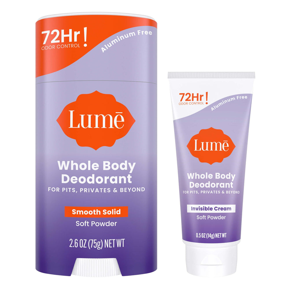 Lume-tube-creme-invisible sur peau, contrôle des odeurs longue durée.