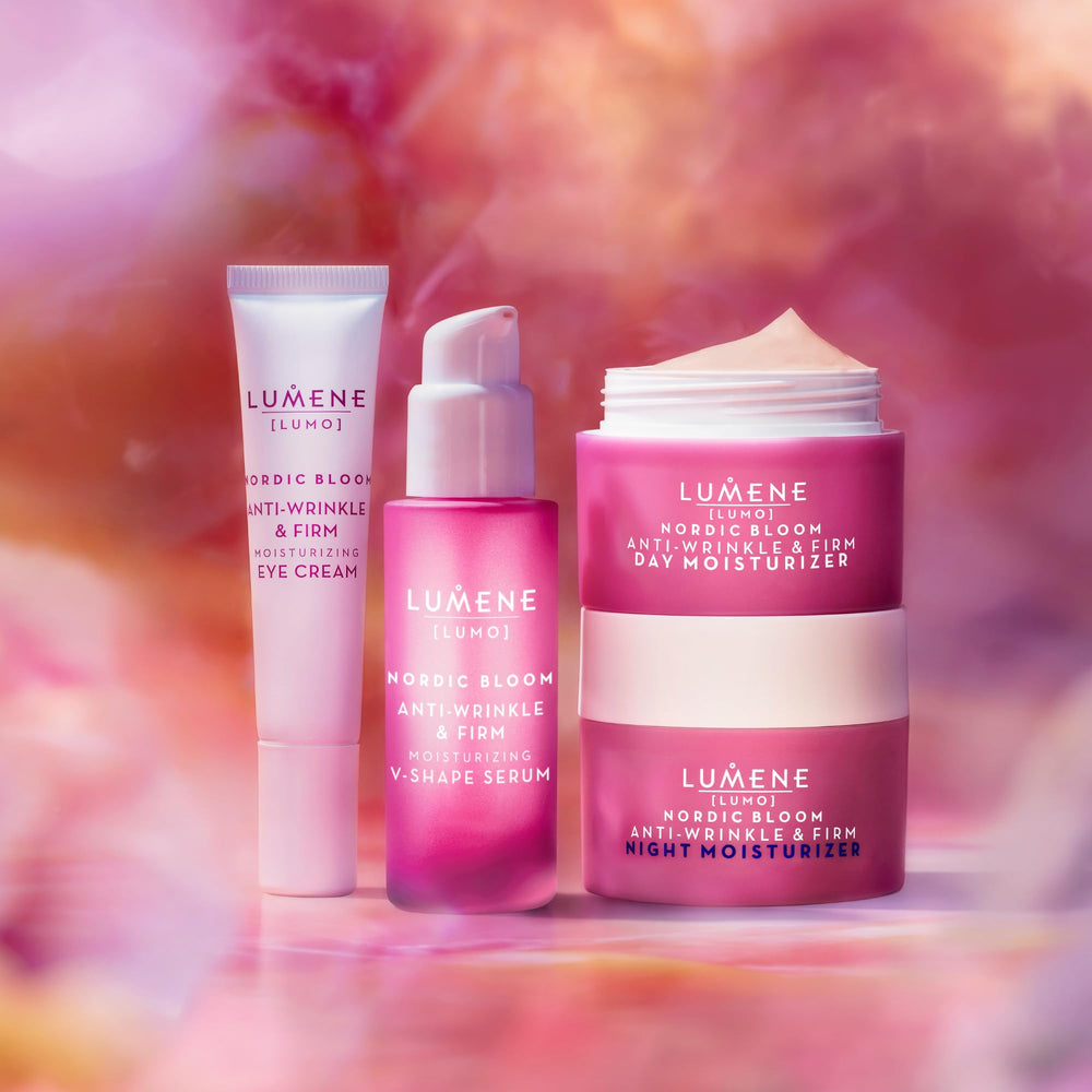 Flacon crème jour Lumene Nordic Bloom, accès rapide à la routine beauté