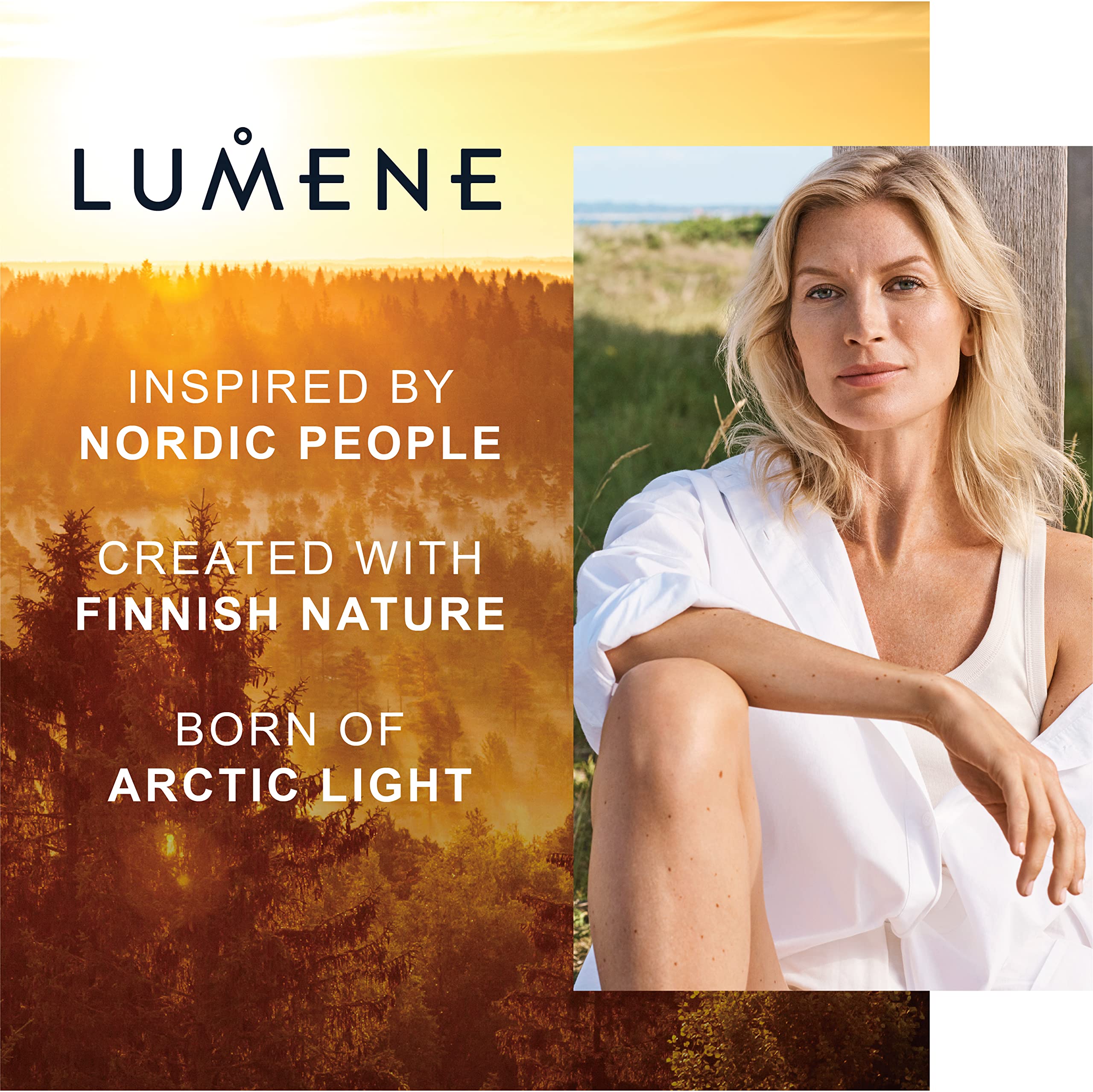 Acide hyaluronique dans le Lumene Nordic-C Pure Glow pour hydratation légère.
