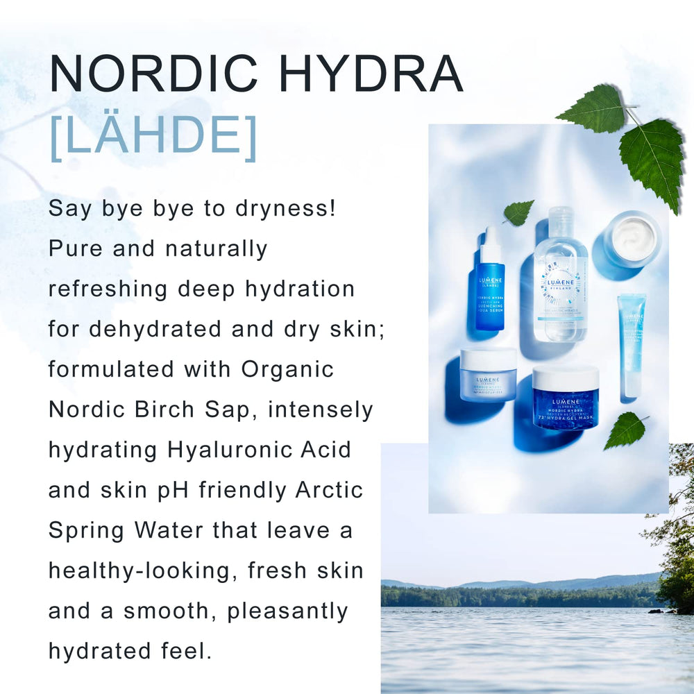 Lumene Nordic Hydra Arctic sève de bouleau biologique et eau arctique hydratantes