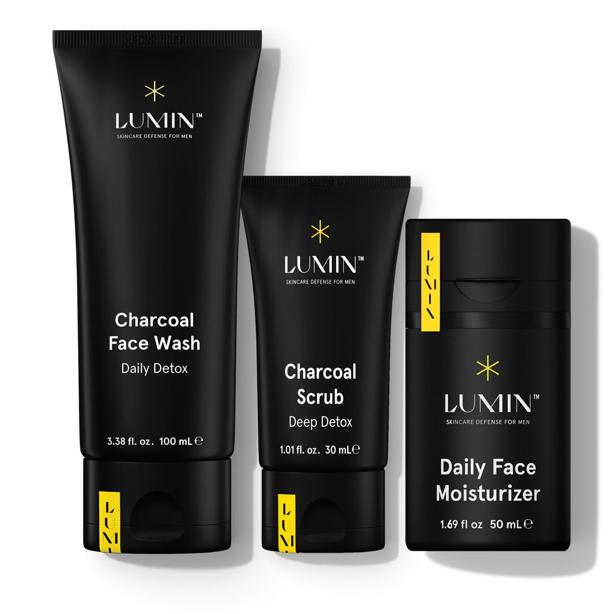 Lumin flacon detox charbon: nettoyage en profondeur pour tous types de peau.
