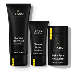 Lumin flacon detox charbon: nettoyage en profondeur pour tous types de peau.