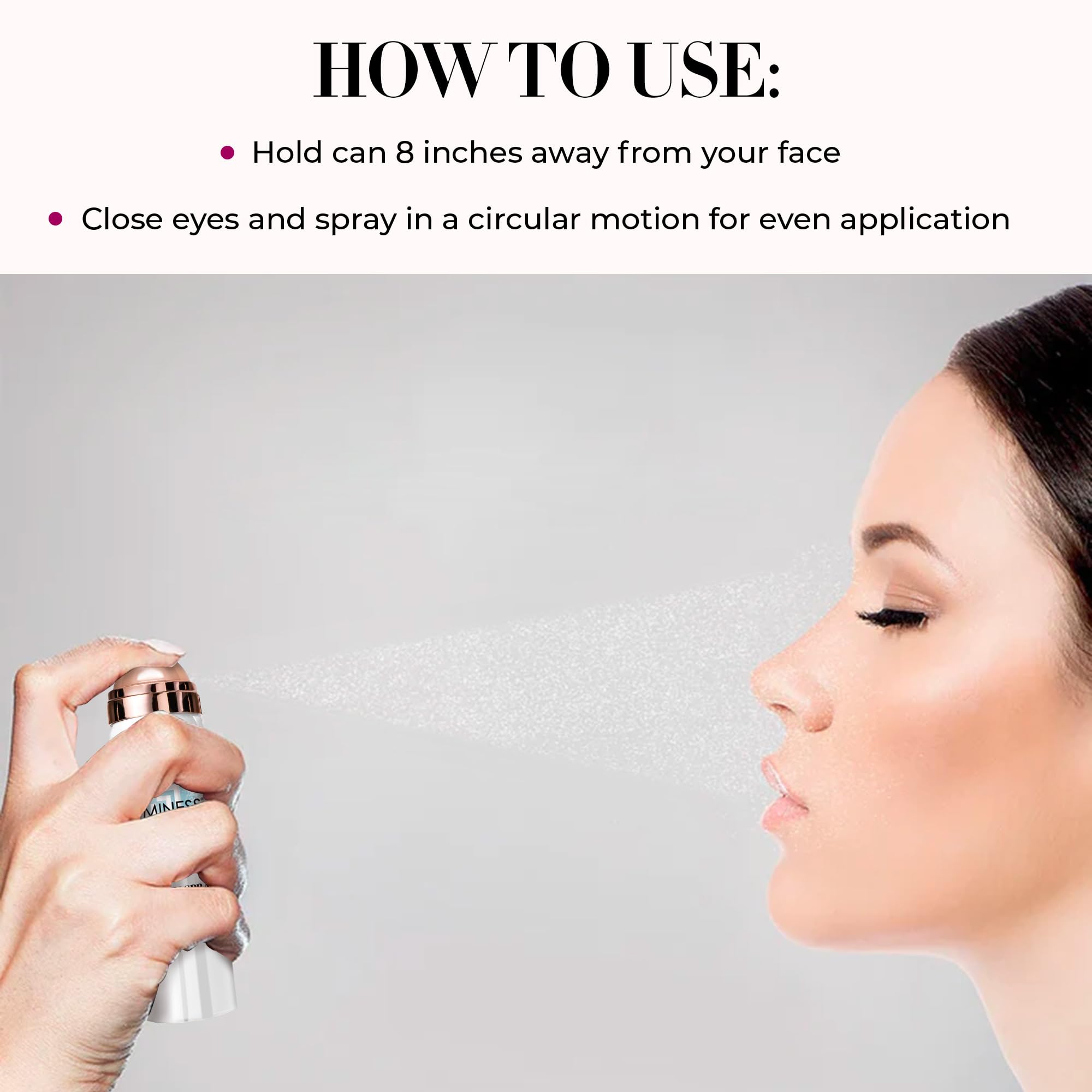 LUMINESS Brume fine et douce qui rafraîchit la peau