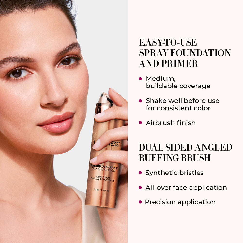 Fond de teint Silk Airbrush texture soyeuse et couvrance modulable