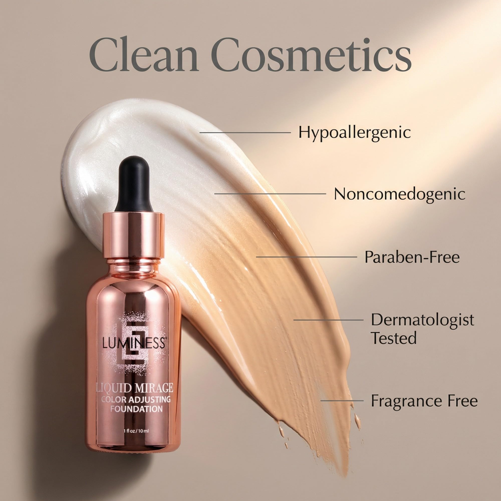 Luminess Liquid Mirage simplifie la routine maquillage et soin en une étape pratique.