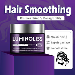 LuminoLiss Alisado : crème à texture riche, nourrissante et facile à répartir.