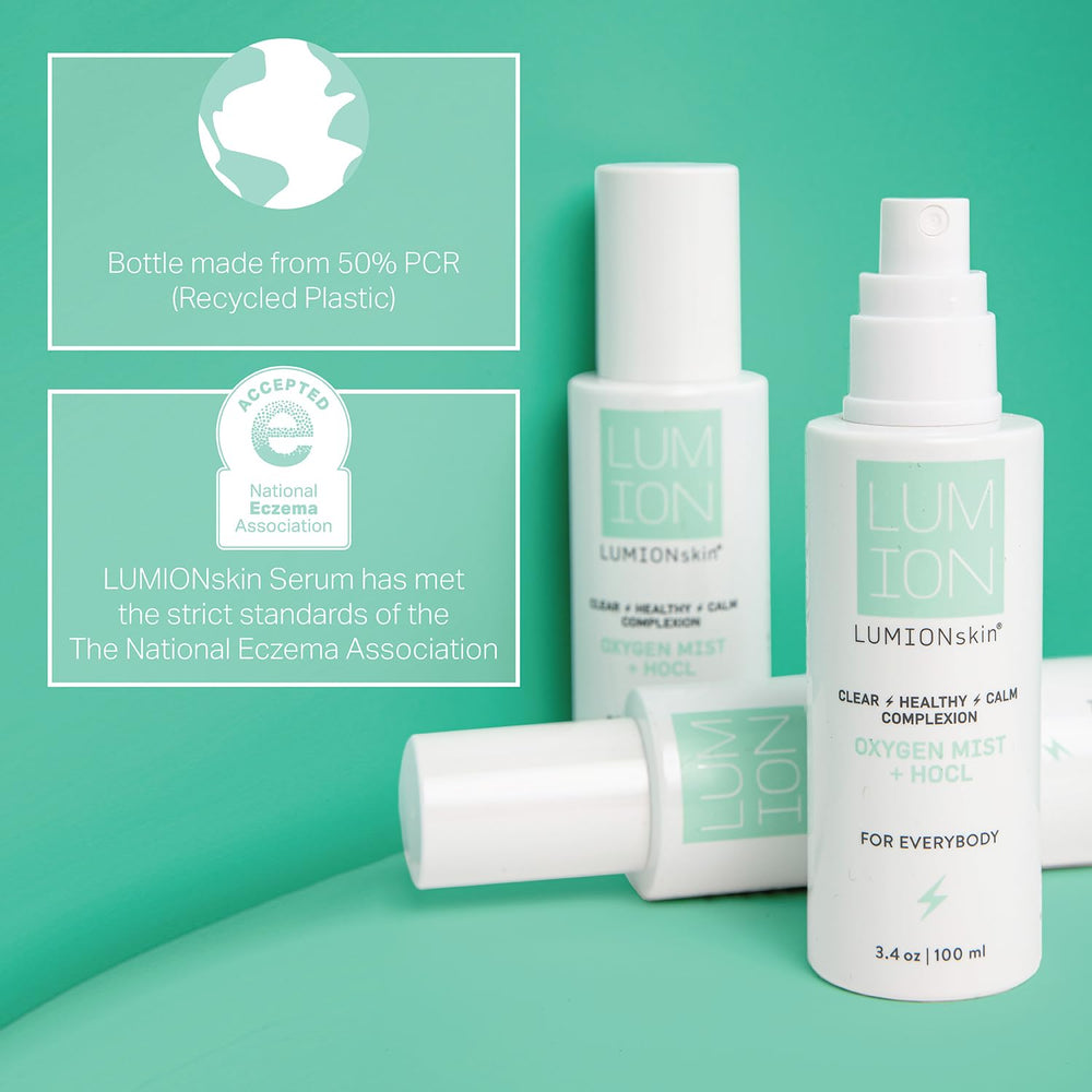 Lumion Miracle Mist acide-hypochloreux brume-visage stabilité et performance.