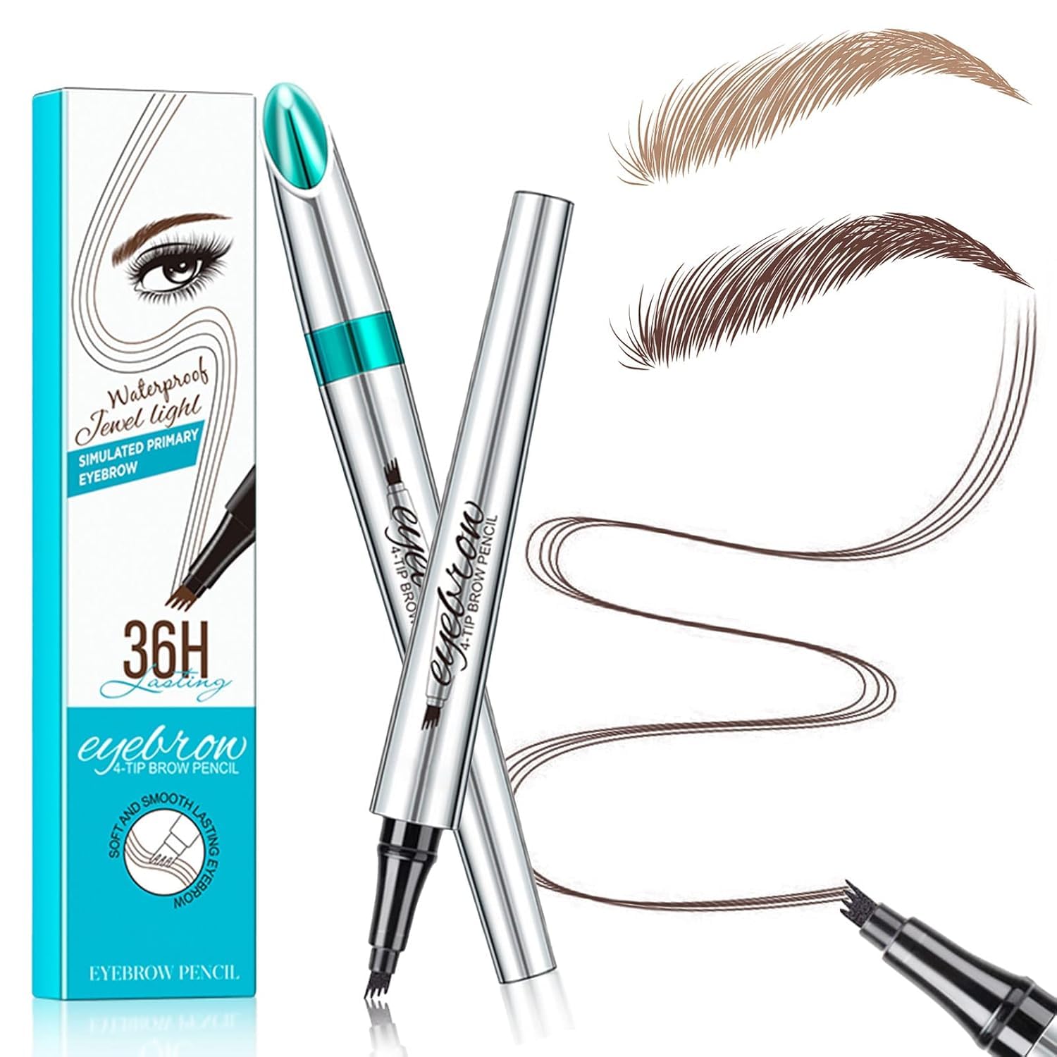 Lumiyou crayon sourcils - pointe microfork pour des traits précis et naturels.
