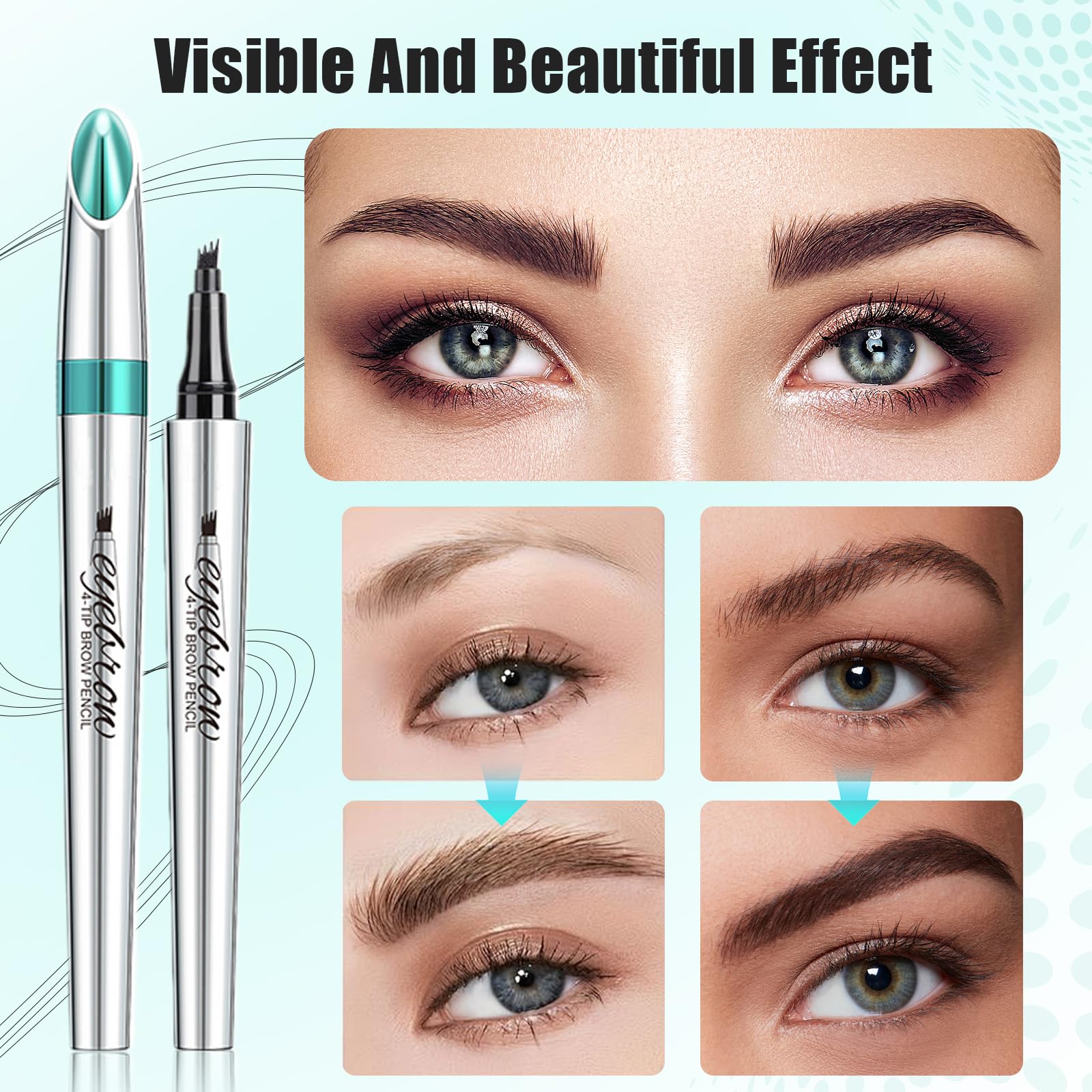 Lumiyou crayon sourcils - design anti-sechage prolongeant la durée d'usage.