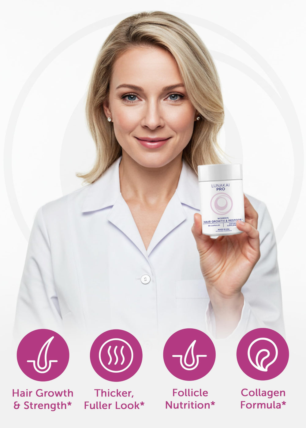 Rituel beauté capillaire Lunakai Pro intégré à votre routine.