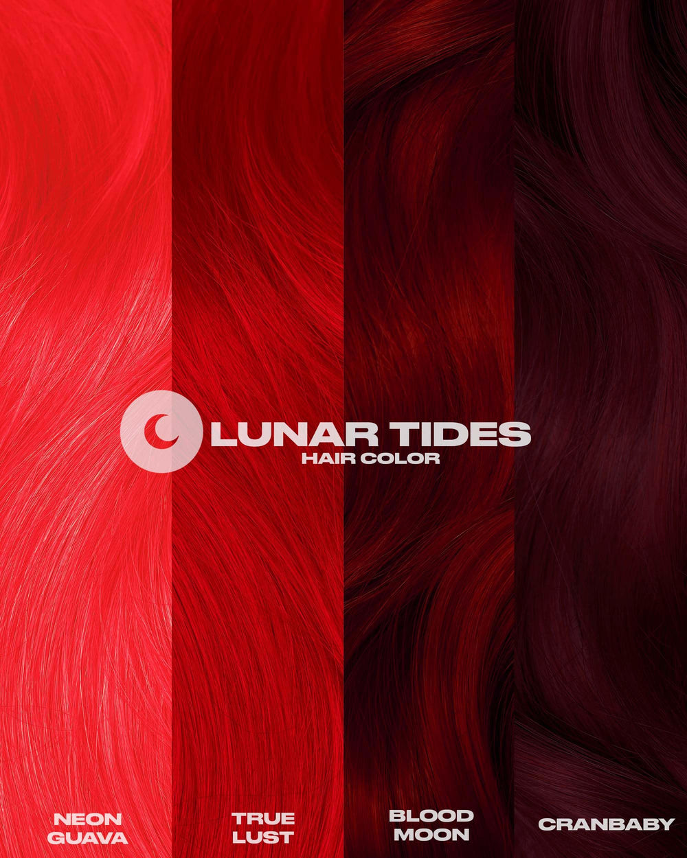 Résultat vibrant Lunar Tides Lune Sanguine après application