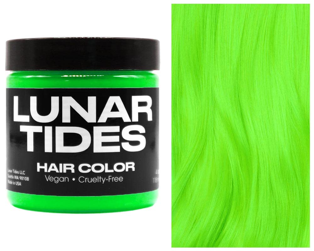 Lunar Tides Neon Lime : bouteille prête pour une couleur vive et durable
