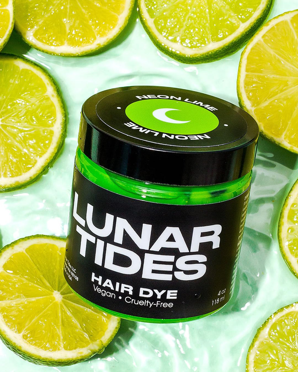 Lunar Tides Neon Lime : texture riche pour une couverture homogène