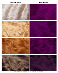 Échantillon de couleur Plum montrant la nuance riche pour tester.