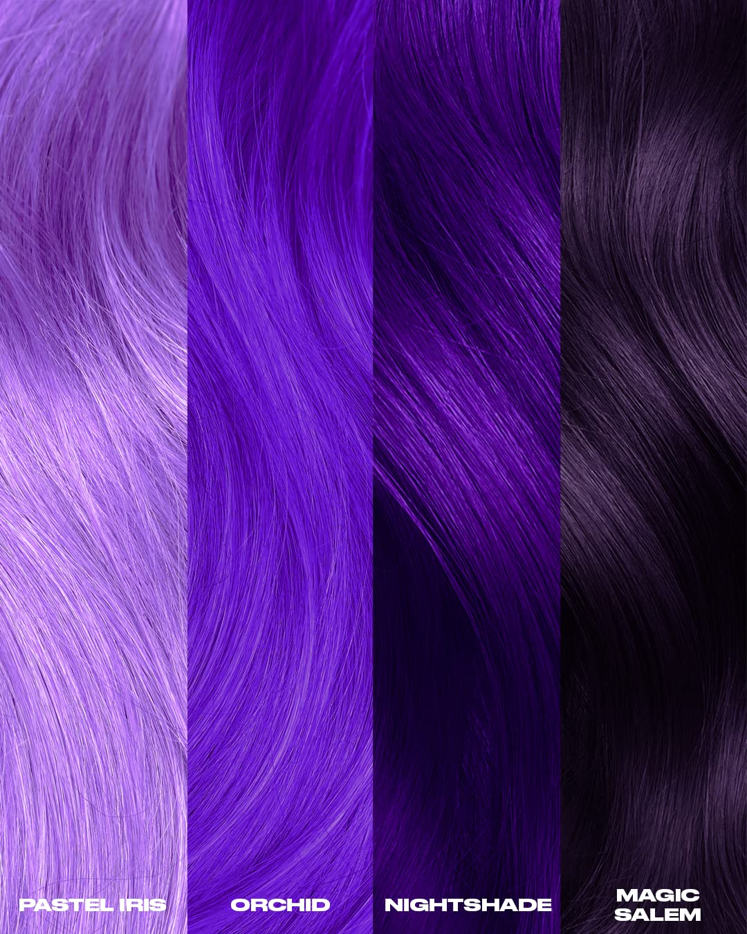 Lunar Tides Iris Pourpre application à domicile, teint vivant et sans effort.