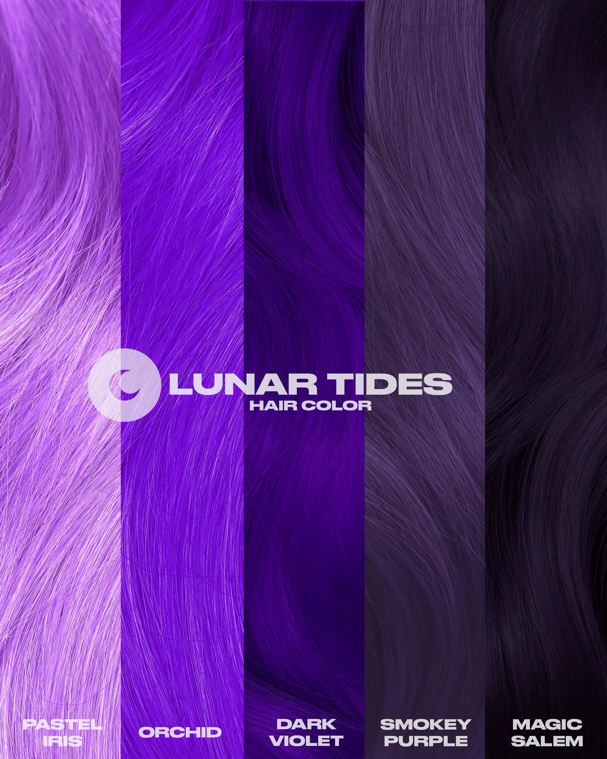 Packaging Lunar Tides compact avec guide d'instructions inclus.