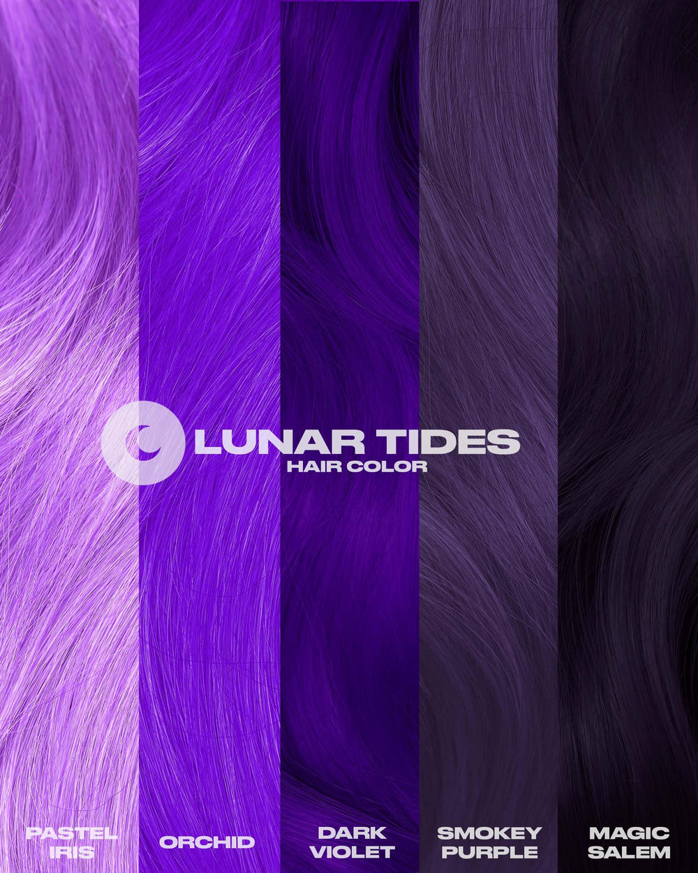 Packaging Lunar Tides compact avec guide d'instructions inclus.